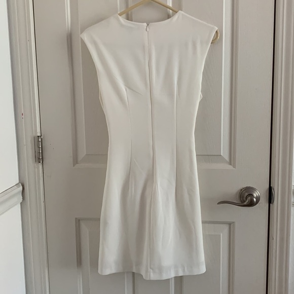 NWT Forever21 white short dress front knot Small - Picture 3 of 7